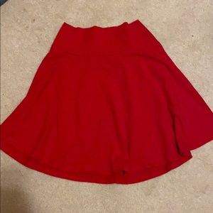 Red Mini Skirt